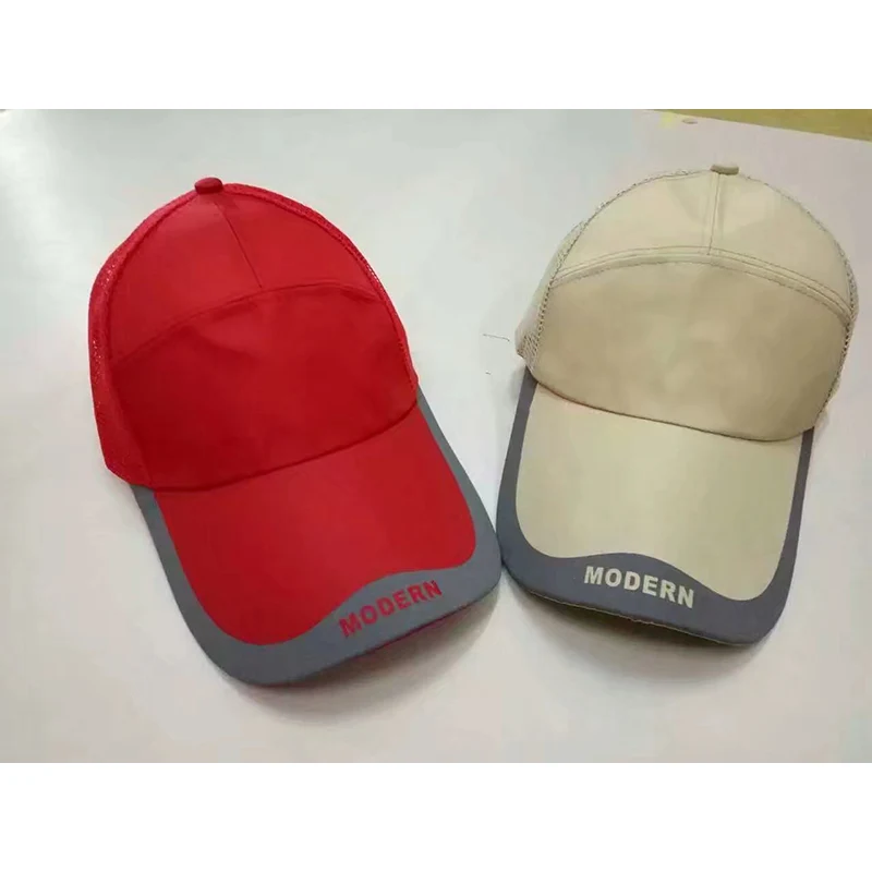 Gorra de sarga de algodón de 7 piezas